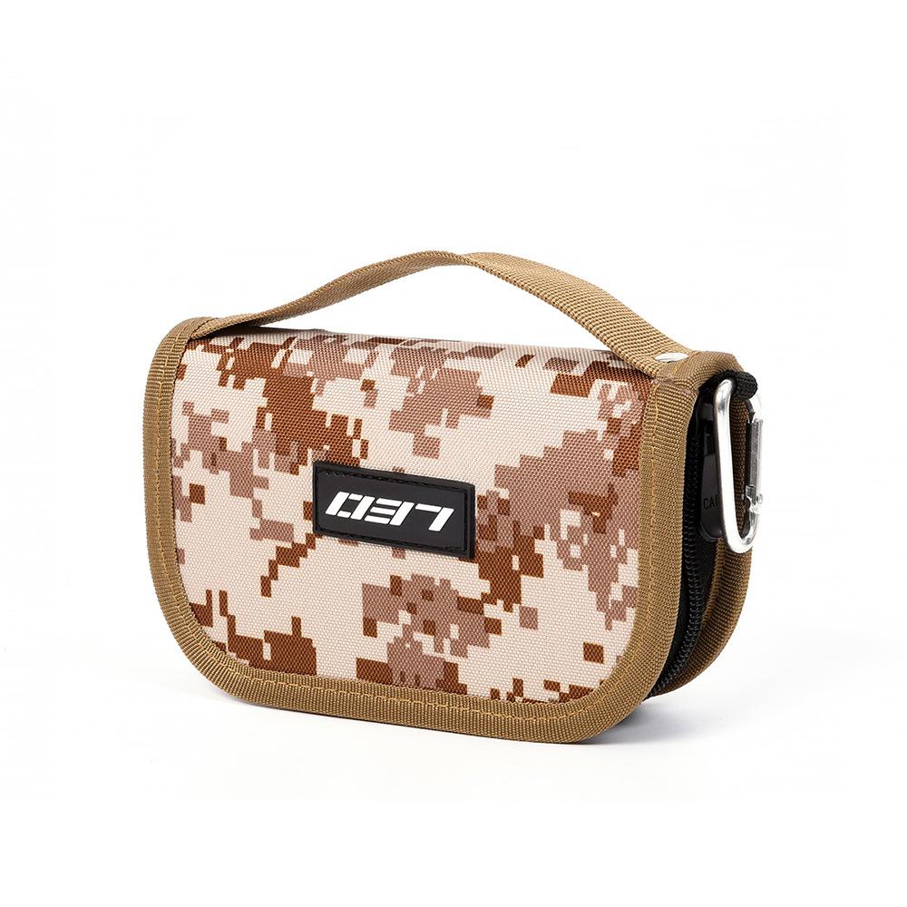 

Многоцелевая сумка для хранения рыболовных приманок Тройной крючок Металлическая блесна Блесна для форели Блесна для окуня Коробка-органайзер Набор мушек и блесен коричневый