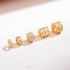 S925 Silver Spacer Wheel Beads for DIY Jewelry - Women's Bracelet Accessories