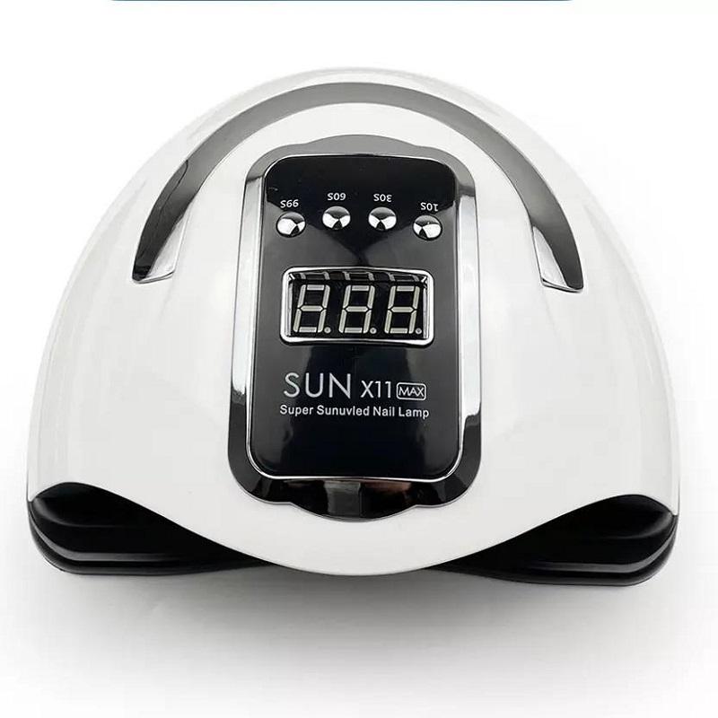 SUN X11MAX 66LEDs UV LED Nail Lamp For Drying Gel Polish UV Light For Gel Nails Wave Polish Manicure Machine Nail DryerArt Salon