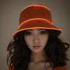 Fashion Luminous Party Hats LED Glow Bucket Hat Hiphop Neon Fisherman Cap for Men Women Dance Show Festival  Costume