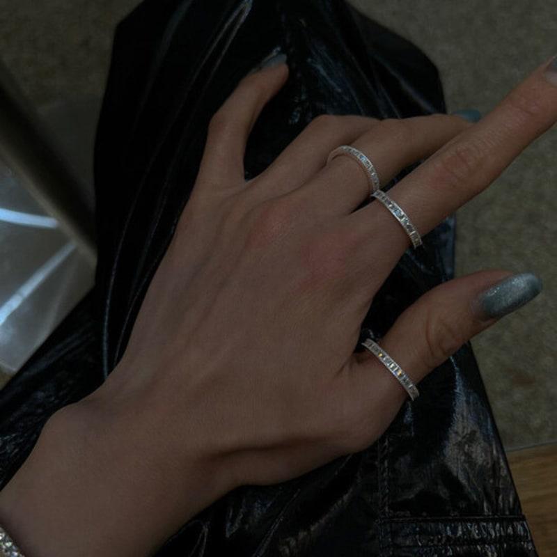 mosxe [925silver] Shine ring (1ea)