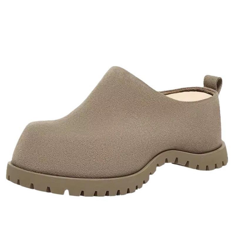 

Ретро повседневные тапочки-балетки с одним ремешком, женские, новые, с большой головой, полузакрытые, на высокой толстой подошве 39 серый