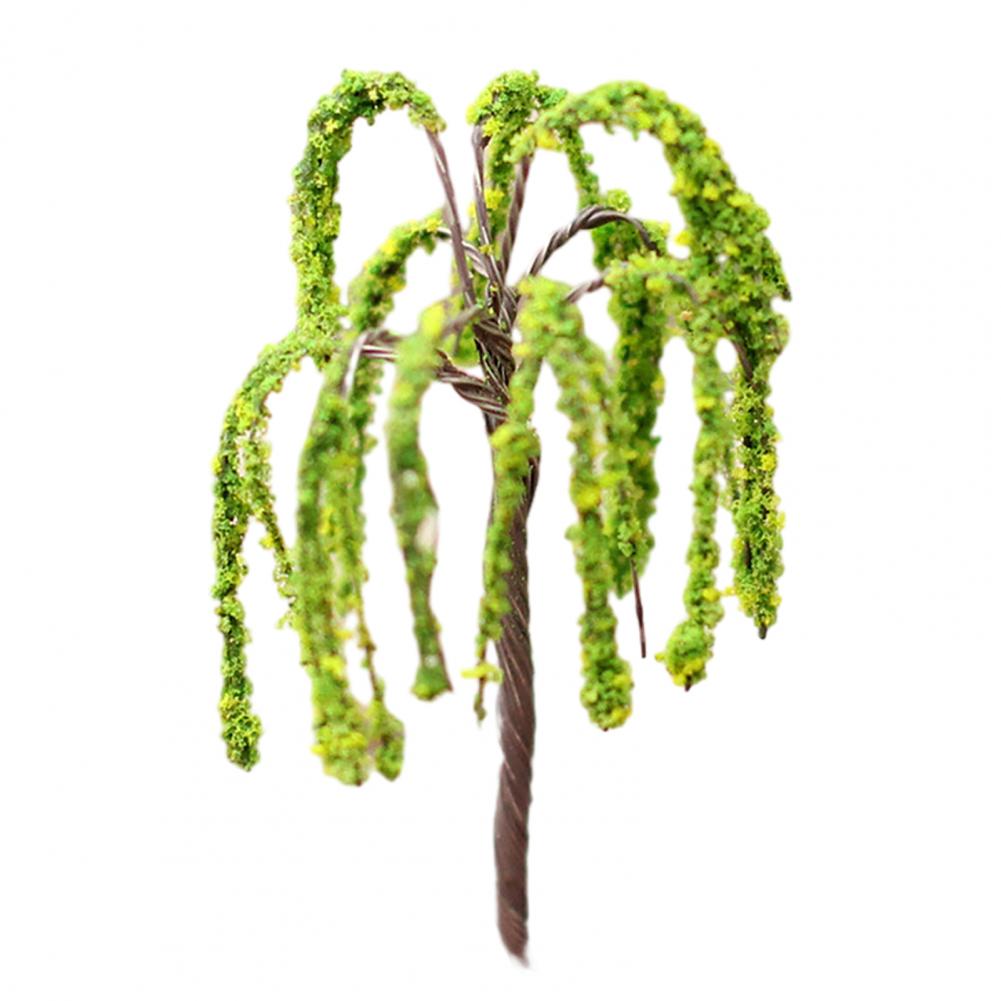 Moss Garden Embellishments Model Trees Diy Micro Landscape Ornaments Decorative Miniature Blossom Trees Artificial for Crafts