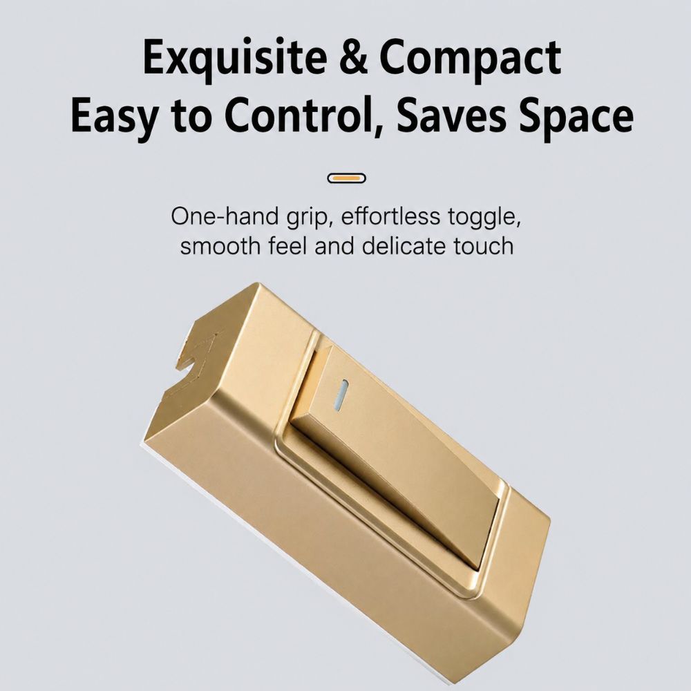 1 Gang 1 Way Surface-mounted Control Switch 2 Gang 2 Way Small Switch Dual Control Switch Bedside