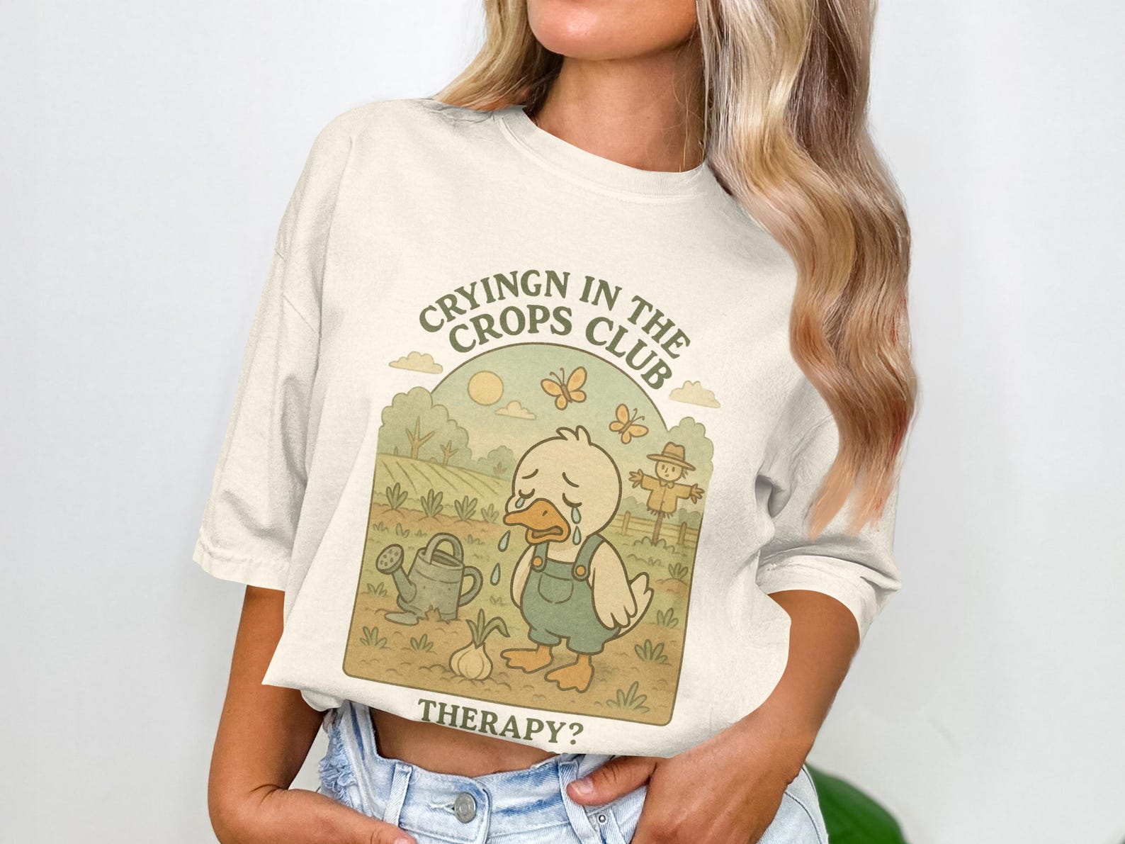 Stardew Valley Shirt Crying Duck Onion Farming T-Shirt Indie Video Game Tee Funny Gamer Gift Retro Gaming Stardew Valley Merch Gamer T Shirt XL