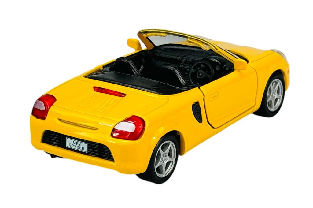 WELLY TOYOTA MR2 SPYDER YELLOW 1:34 42326