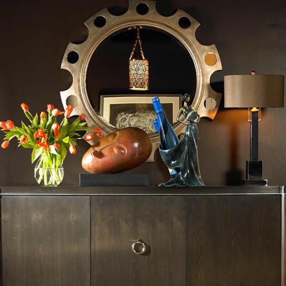 Stojany na víno ručně vyráběné domácí bar kuchyňské doplňky pryskyřice kráska dívka model držák na víno domácí dekorace figurky miniatury řemesla