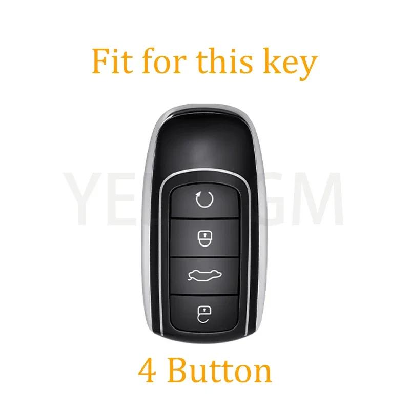 Pour Chery Omoda 5 C5 Tigo 7 8 Pro Max Tigo 7 8 Plus Arrizo 5 Plus jaecoo 2023 Porte-clés Accessoires Clé de Voiture Support Étui Couvercle de Clé