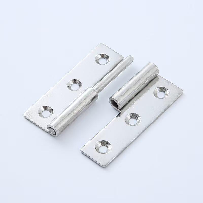 Swing-Open Heavy-Duty 304 Stainless Steel Detachable Wood Cabinet Door Hinge