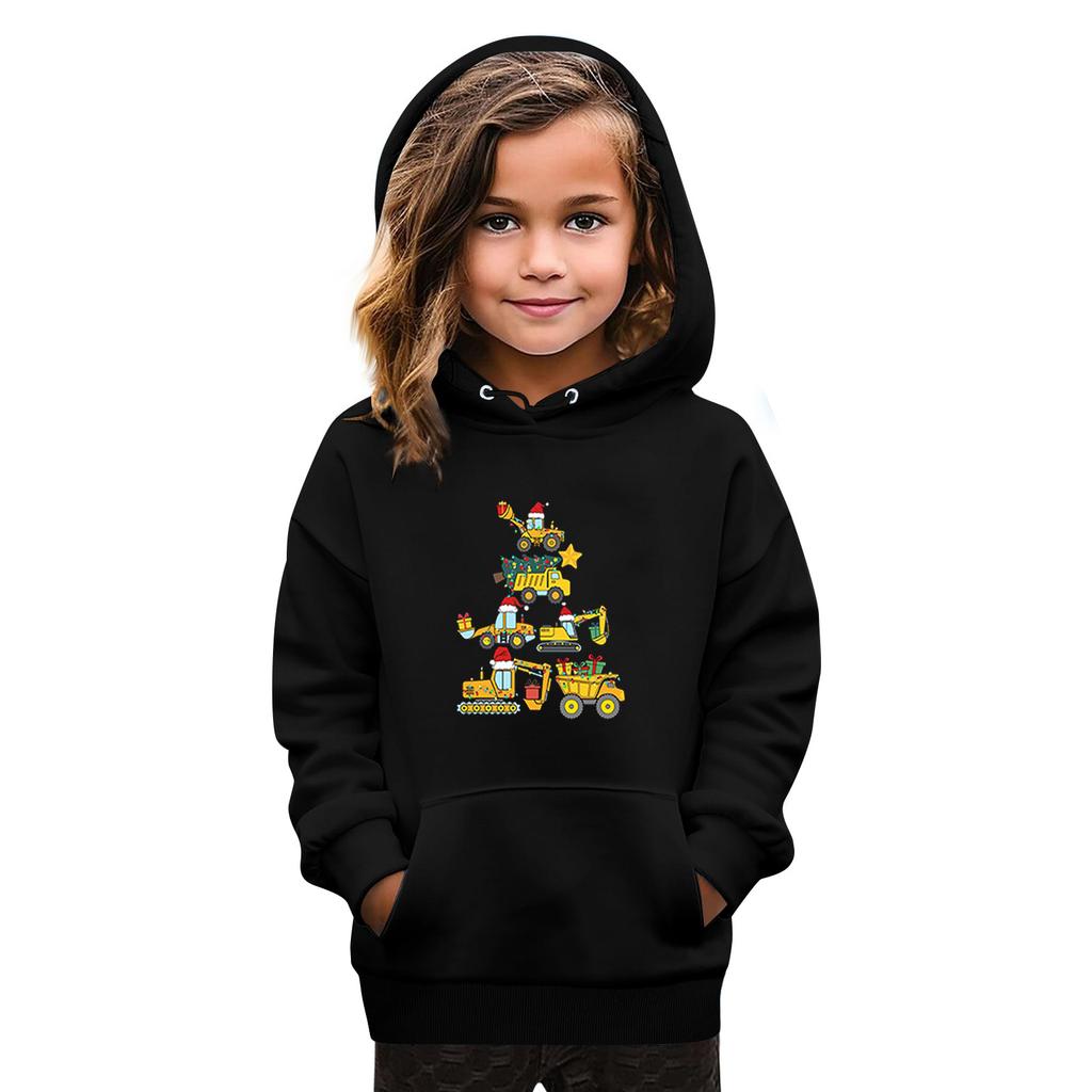 Sweatshirts For Teen Girls Hoodies Long Sleeve Drawstring Pullover Cute Oversized Hoodie Christmas Day
