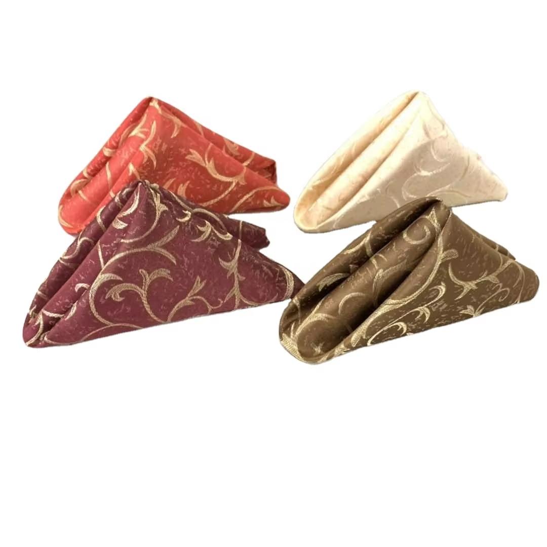 Polyester Cloth Napkins 60*60cm ROUND Dinner Washable Napkins With Hemmed Edges for Restaurant/Wedding/Hotel 60*180cm