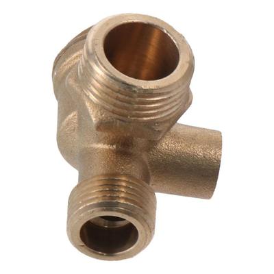 Thread Air Compressor Valve Male Threaded Spare Parts Check Valve 3-Way 3 Port The Old or Broken Check Valve of Air Compressor.