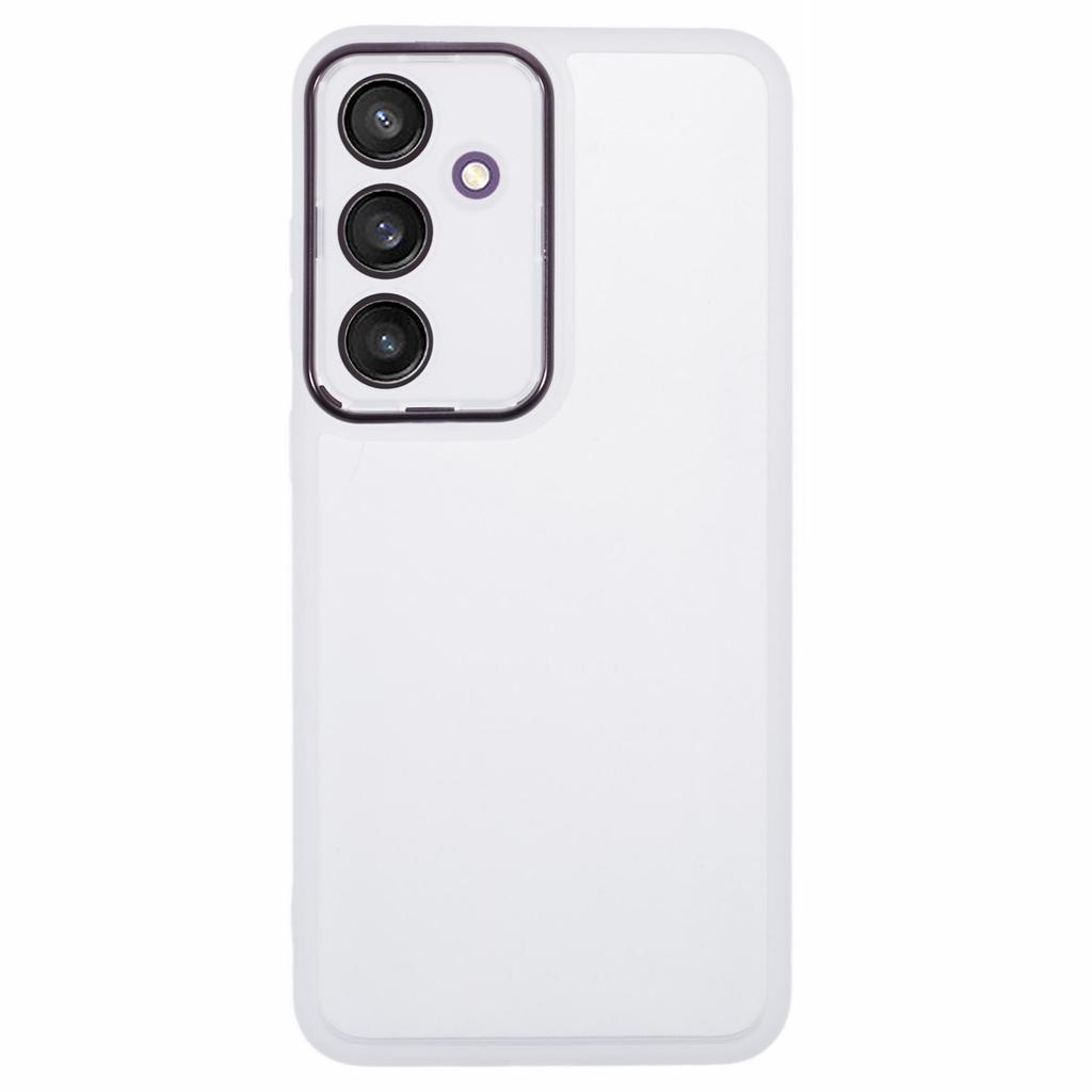 DKSM Series For Samsung Galaxy S24 FE Case Electroplated Camera Frame TPU Phone Cover