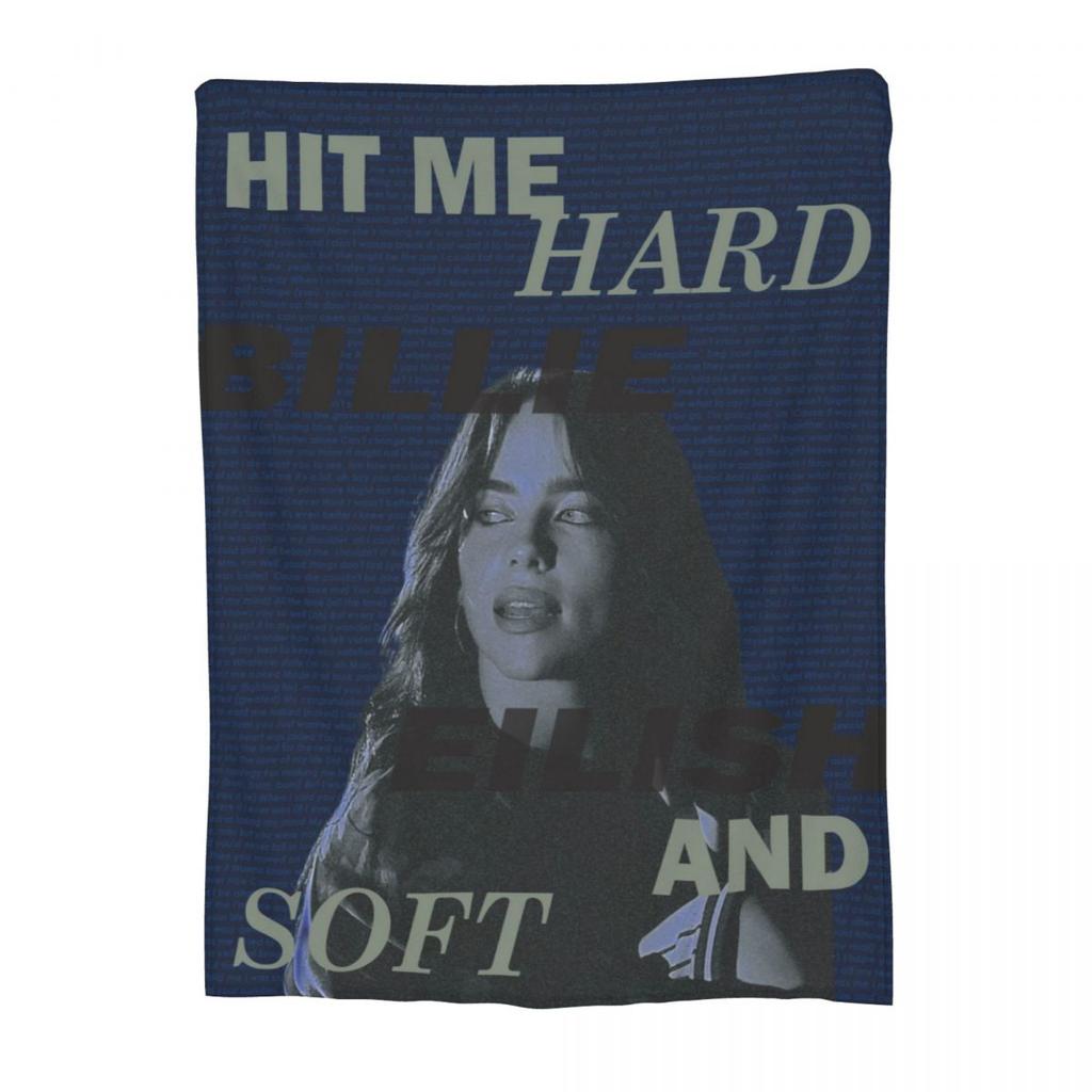 Hit Me Hard And Soft Merch Deka Billies Fleece Přehoz na postel Útulný Super Měkký pro Auto Přikrývka