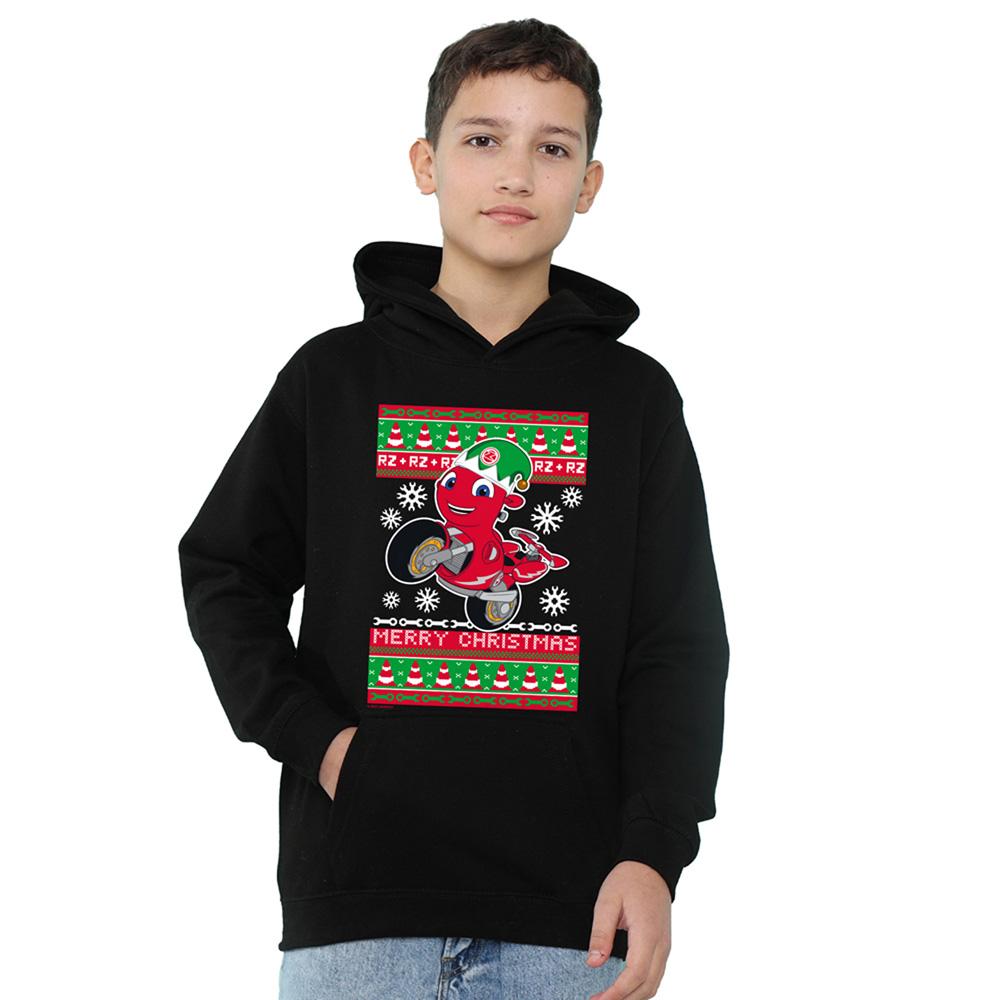 Ricky Zoom Childrens/Kids Motorbike Christmas Pullover Hoodie