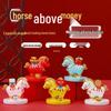 Year of the Horse Wealth Phone Holder Ornament - Creative Riches Desktop Decoration & Employee Gift