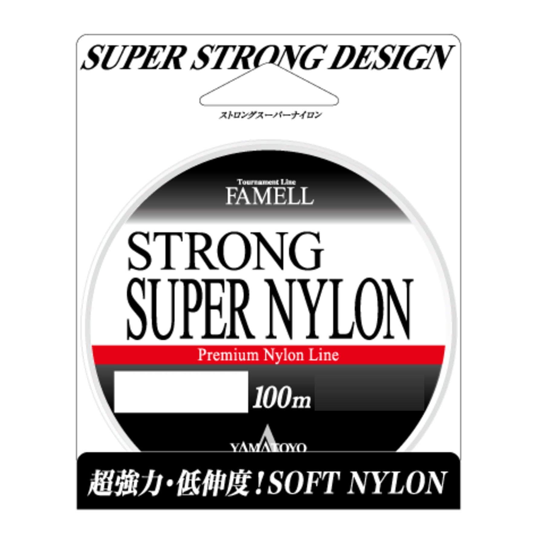 

Yamatoyo FAMELL STRONG SUPER NYLON, 100м, Прозрачный, 0.3 (1,8 фунта)