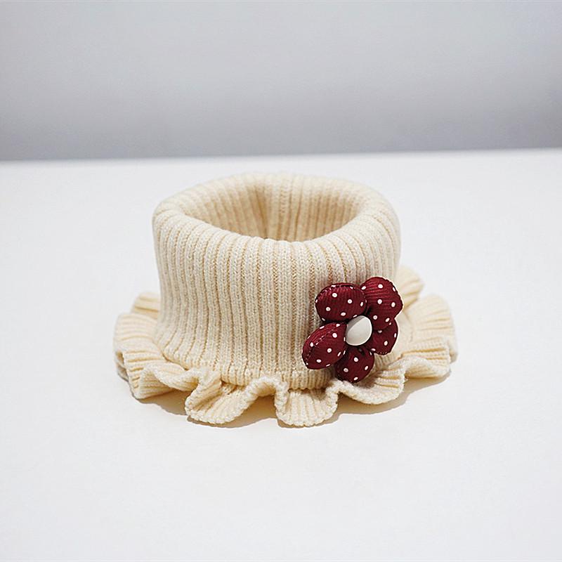 Podzimní zimní pletený dětský nákrčník: Větruvzdorná šála pro dívky a novorozence