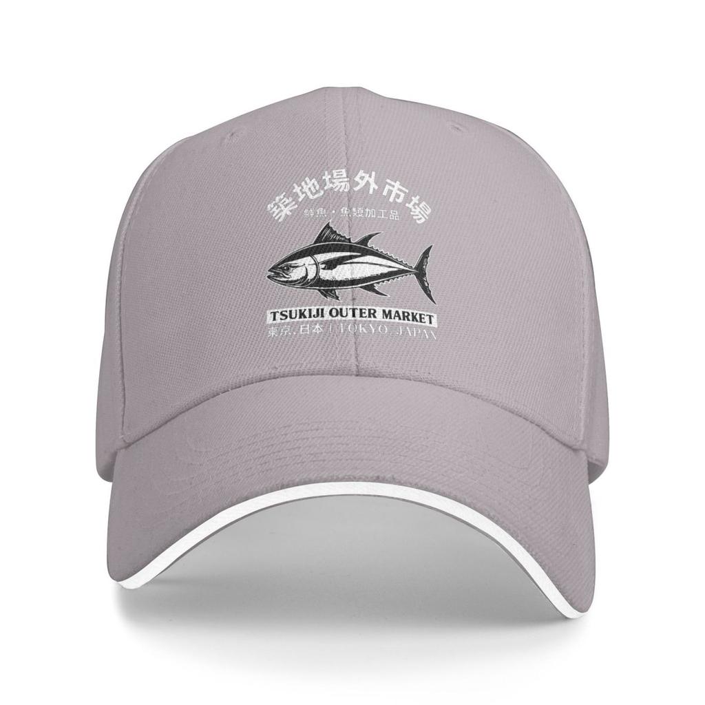Unisex Baseball Hats Japanense Tsukiji Fish Market Tokyo Japan Streetwear Summer Sports Baseball Caps Hip Hop Cap Casquette Hats