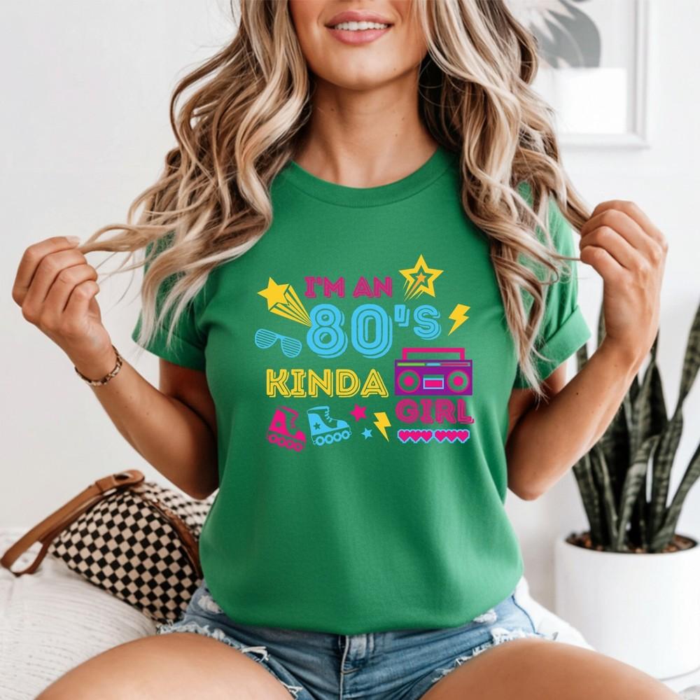 I Love The 80s Unisexs T Shirt Retro Fancy Dress Party Pop Star Tops