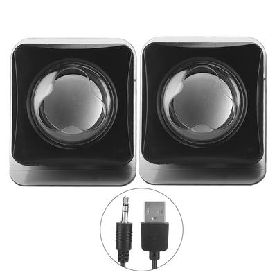 Mini USB2.0 Desktop Laptop Computer Kabelgebundener Stereo Musiklautsprecher Multimedia Lautsprechersystem