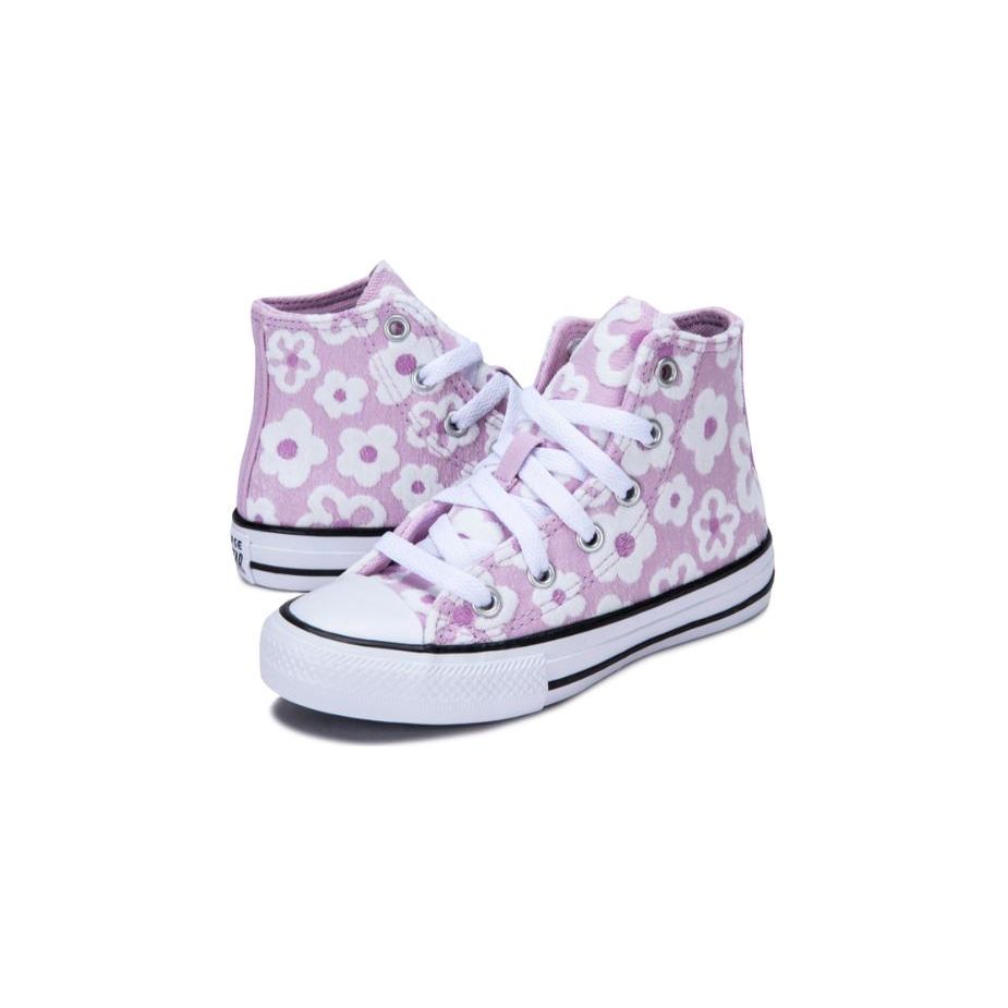 Converse High Top Kids Canvas Shoes Kids Sneakers Purple A08117C