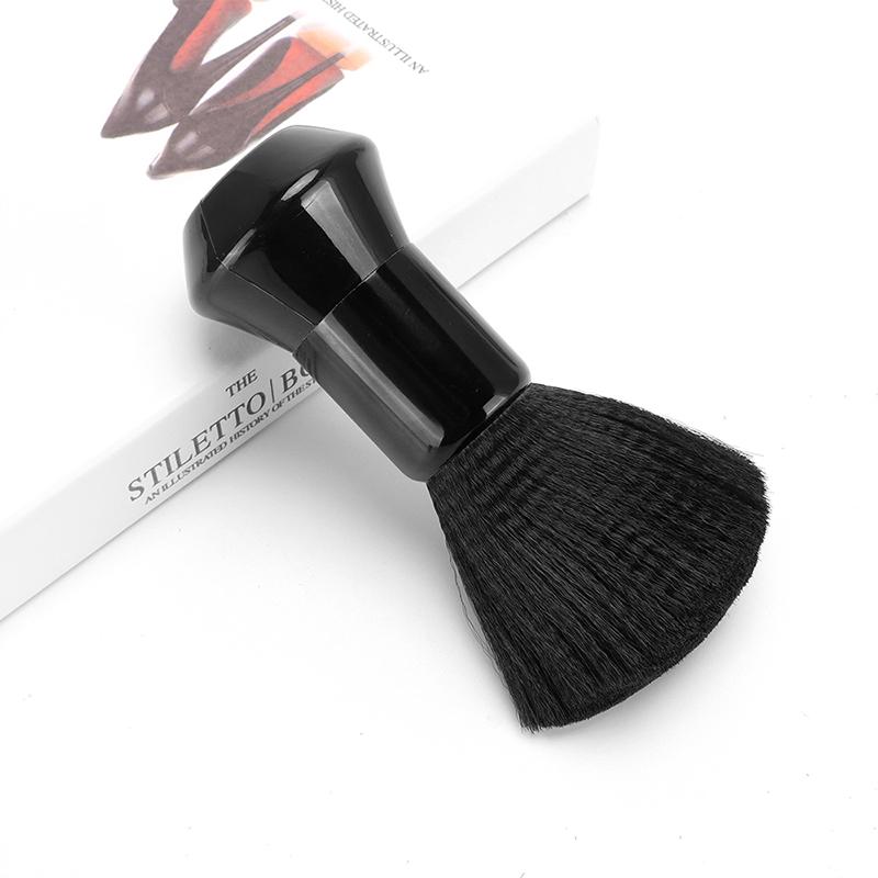 1PC Cosmetic Hairdressing Sweeping Neck Hair Cleaning Duster Hair Cutting Brush For Barbershop Hair Cut Brush 2-Color Handle