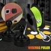 Magnetic Wire Puller Tool With Nylon Coated Hook & Flexible Green-Yellow Line For Threading In Pipes Dark Lines Electrical Work