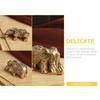 Pure Copper Elephant Statue Brass Decoration Figurines Exquisite Decorations Desktop Small Vintage Adornment
