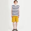CUSTOMUS Logo Embroidery Men'S Resort Single-Pleat Wide Elastic Waist Summer Half Pants Cxs25Mwhp706 Mus