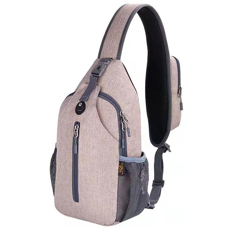 Casual Breast Bag Print Men'S And Women'S Large Capacity Portable Shoulder Messenger Bag Chest Sports Backpack