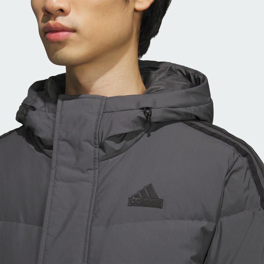 Adidas Casual Comfortable Warm Down Jacket Unisex Outerwear Dark-Gray JM9123