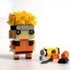 Building Block Compatible With Small Particle Naruto Square Head Kakashi, Sai, Naruto, Konoha Set