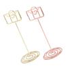 10PCS Table Number Holders Envelope Shape Metal Card Clips for Photo Menu Place Cards Restaurant Wed