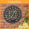 Vintage Wall Thermometer With Resin Frame For Garden And Living Room Decor