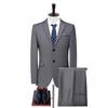 Firstview Herren Slim-Fit Business-Anzug Set