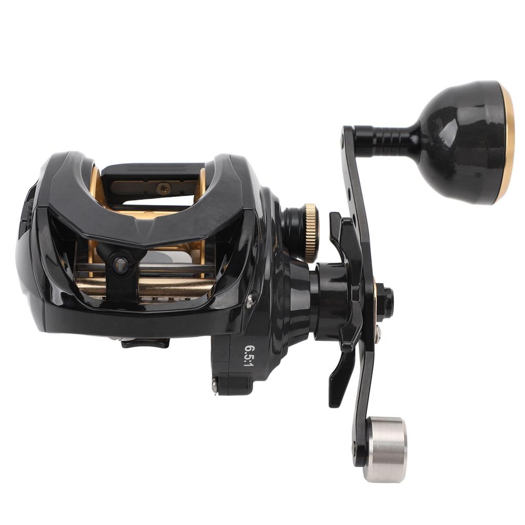 Baitcasting Reel Carbon Fiber Magnetic Braking with Single Rocker Arm Stainless Steel Bearings Metal Wire Cup Fishing
