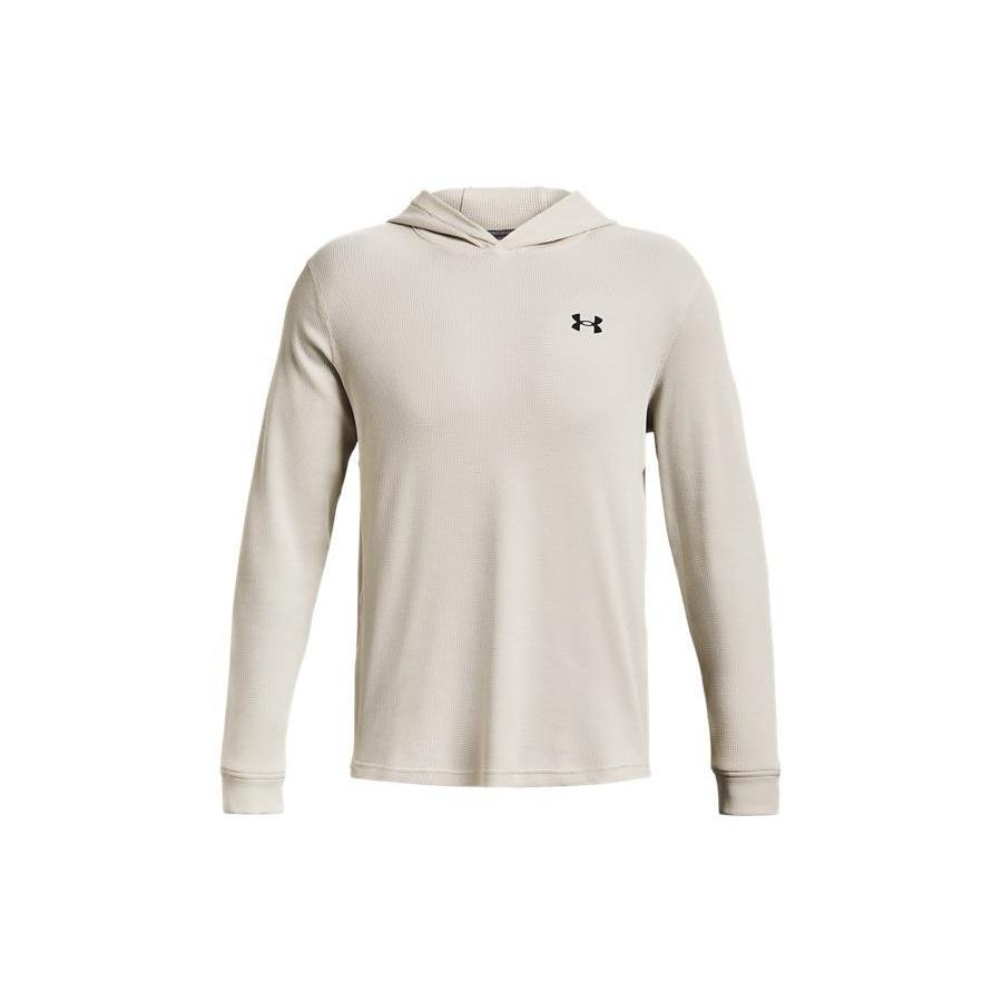 Under Armour Waffle Athletic Hoodie Cream White Men s 1302362-110 XXXL