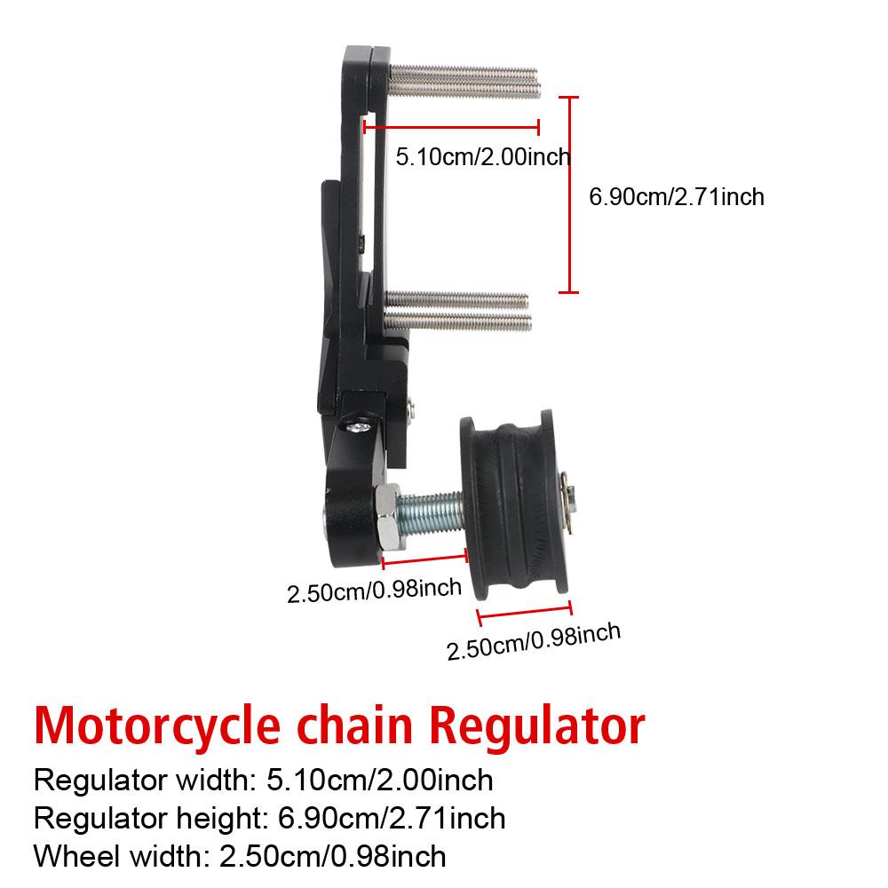 Tensioning Wheel Universal Chain Adjuster Automatic Adjustment Chain Tensioner Motorcycle Wide Chain Anti Slip Device