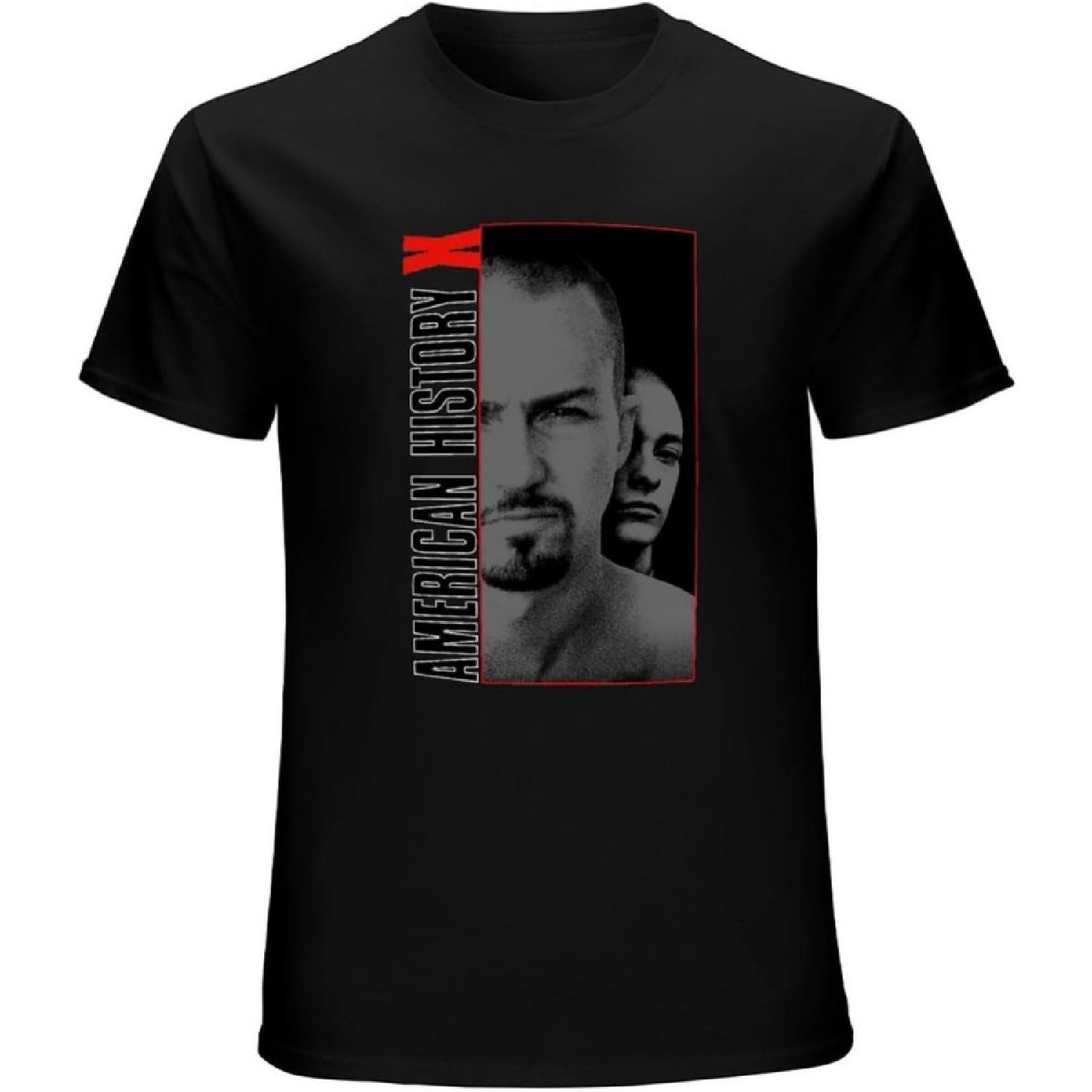 MXCAPITAL Американская история X Ретро Фильм Черная Мужская Футболка Графическая Унисекс Футболка S