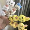 Hachiware Self Deprecating Bear Plush Keychain Cute Little Feet Hanging Doll Kawaii Stuffed Animal Bag Charm Gift