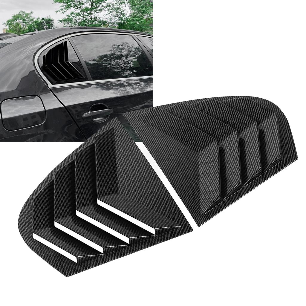 Pár stylových krytů žaluzií zadního bočního okna pro BMW řady 5 E60 2004 až 2010