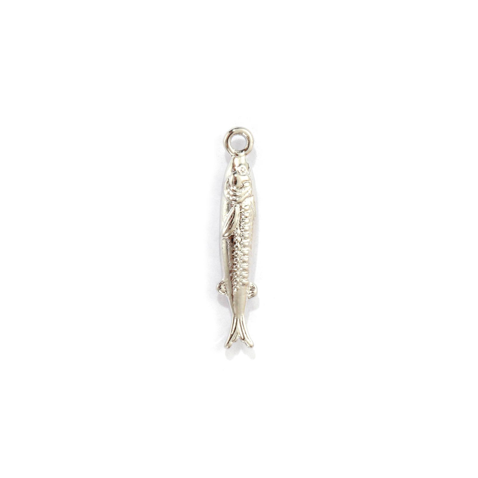 

2 PCs Brass Ocean Jewelry Charms 3D Fish Animal Pendants For DIY Necklace Bracelet Jewelry Making Findings Accessories
