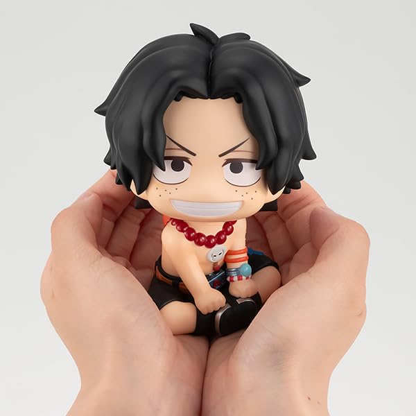 Rukappu ONE PIECE Portgas Ace Approximately 110mm PVC painted movable figure D.