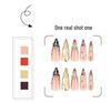 Ongles French Léopard Imprimé Strass Stiletto Longs 3D - Faux Ongles Finition Super Brillante