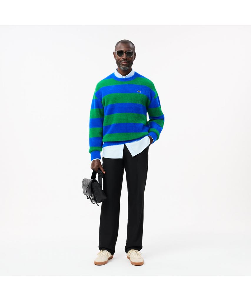 LACOSTE Men'S Double-Face Striped Pullover Ah2915-54N Icj