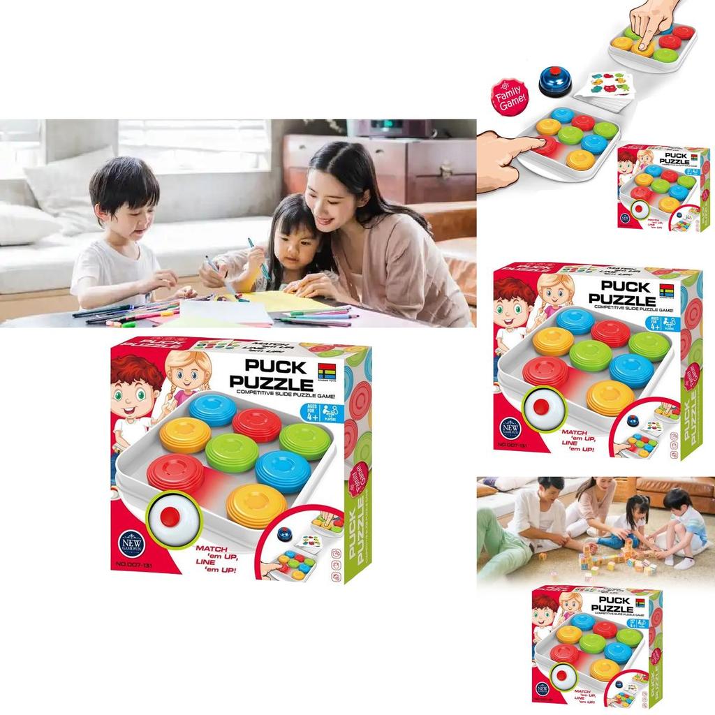 Colorful Ice Hockey Puzzle Game For Kids Indoor Family Play With Interactive And Cognitive Features