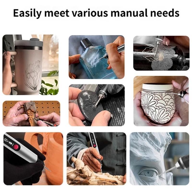 Variable Speed Engraving Pen Safe Polisher Efficient for Professional Artists top sale