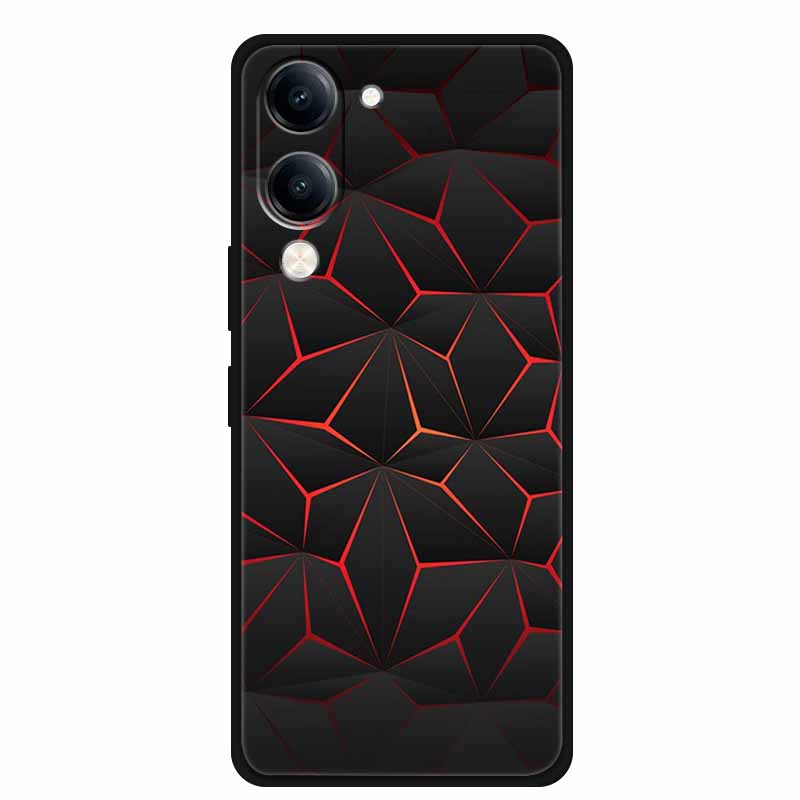 Case For Vivo Y04 Y04S Y37C 4G Soft Silicone TPU Protector Shell Cartoon Lovely Gift Anime Phone Cover Capa Y 04 04S 37C Bumper