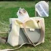 1pc-Portable Outdoor Dog Bag with Large Capacity, Single Shoulder Dog Bag, Pet Cat Bag